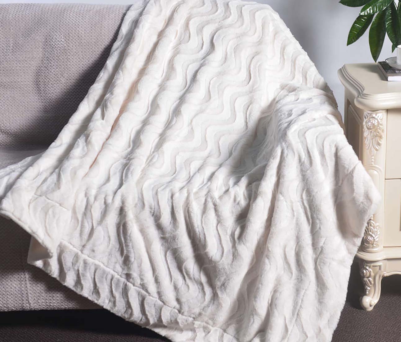 Blanket With Polar Fleece Backing #BL0154