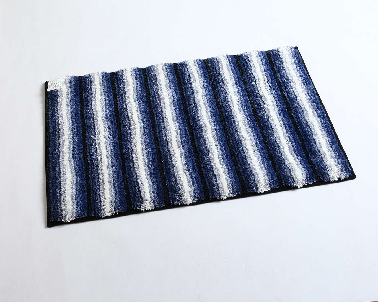 Microfiber Blended Yarn Striped Bath Mat #BM0003